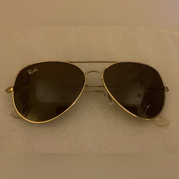Authentic Ray-Ban Aviator Collector Bundle (2) Gold Frames Brown & Rose W/ Case - Picture 7 of 16